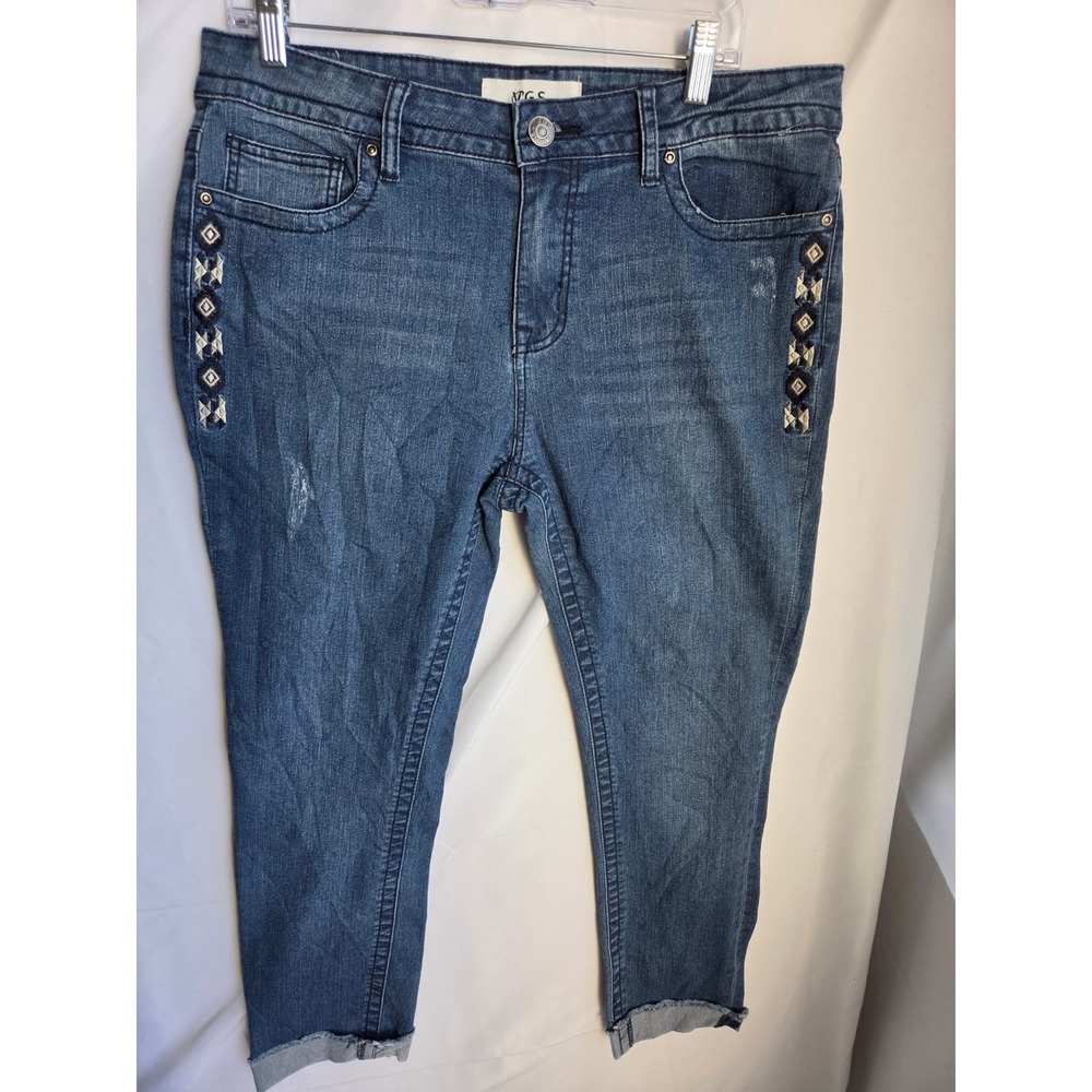 VGS Skinny Jeans Womens  Blue Medium Wash Skinny Mid Rise Skinny